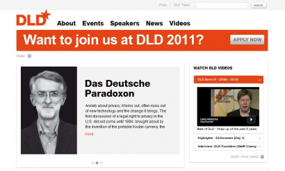 TFT realisiert neuen Webauftritt der Präsenzen DLD Conference und DLD Women