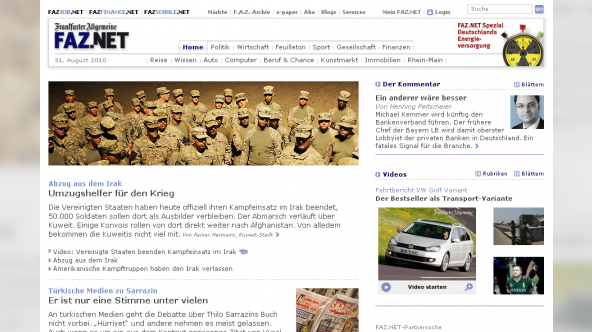 FAZ-Screenshot
