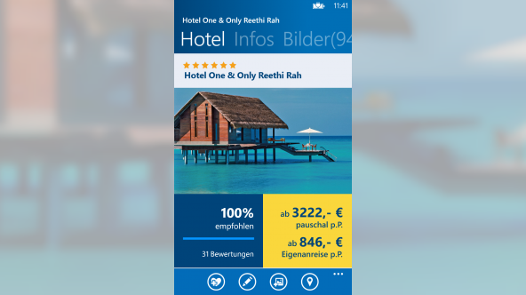 HolidayCheck Windows8