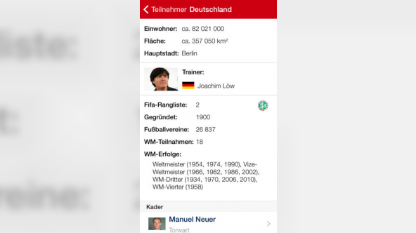 FOCUS Online App WM 2014
