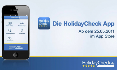 HolidayCheck.de startet iPhone-App