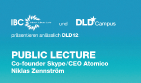 Skype-Gründer Niklas Zennström hält Public Lecture an der LMU München im Rahmen der DLD Conference 2012