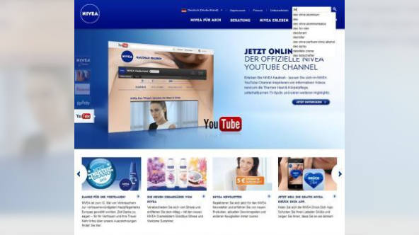 Screenshot Nivea