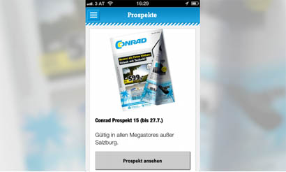 CELLULAR bringt das Angebot von Conrad Electronic Österreich auf Smartphones