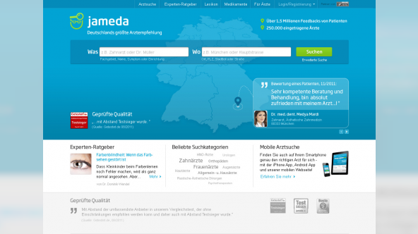 jameda relaunch home