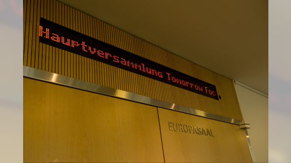 Hauptversammlung im Haus der Bayerischen Witschaft in München