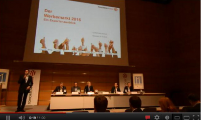 Der Werbemarkt 2015 - das Video zum Medientage-Panel 2012