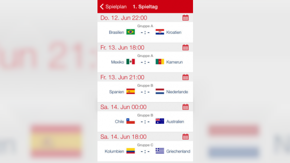 FOCUS Online App WM 2014