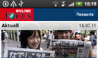 Focus Online App für Android-Smartphones